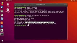 How to Compile and Run C program Using GCC on Ubuntu Linux [upl. by Anerroc915]