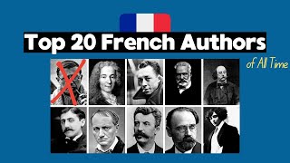 Top 20 French Authors of All Time Top 20 French Novels [upl. by Mccord564]