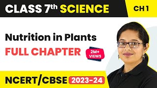 Nutrition in Plants Full Chapter Class 7 Science  NCERT Science Class 7 Chapter 1 [upl. by Ellenej391]