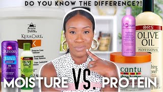 MOISTURE VS PROTEIN  The Benefits amp Differences Reading Product Ingredients  MORE  Relaxed Hair [upl. by Netnerb]