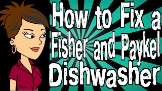 How to Fix a Fisher and Paykel Dishwasher [upl. by Gardiner]