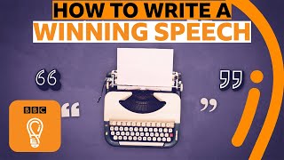 How to write a perfect speech  BBC Ideas [upl. by Yblehs]