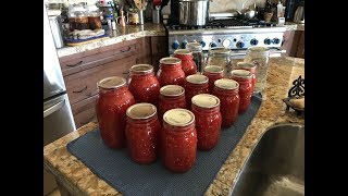 Canning Crushed Tomatoes Tutorial [upl. by Airitak]