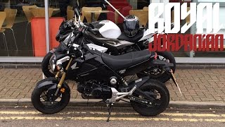 Honda MSX 125 Grom test ride [upl. by Meakem]