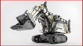 LEGO TECHNIC 42100 Liebherr R 9800 Speed Build  Brick Builder [upl. by Nhguav]