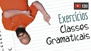 Exercícios de classes gramaticais Prof Noslen [upl. by Notkcorb389]