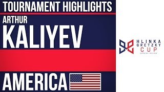 Arthur Kaliyev  Hlinka Gretzky Cup  Tournament Highlights [upl. by Anirtek710]