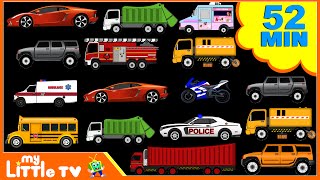 Car Wash Song 2  Police Car Fire Truck  Monster Truck  Nursery Rhymes  Kids Songs  BabyBus [upl. by Emrich]