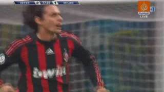 Inzaghi Offside Goal Vs Inter 20082009 [upl. by Epuladaug]