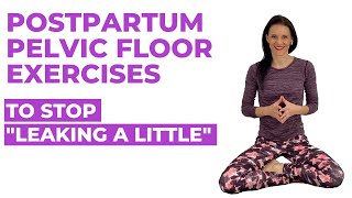 Top 8 Postpartum Pelvic Floor Exercises [upl. by Enenej]