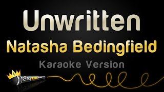 Natasha Bedingfield  Unwritten Karaoke Version [upl. by Paten]