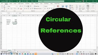 How To Enable Iterative Calculations In Excel And Some Tips To Help With Circular Calculations [upl. by Emoraj944]