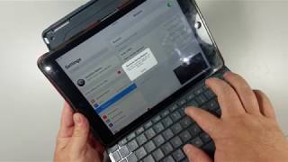 How to Sync Logitech Slim Keyboard Folio with iPad [upl. by Laughry]