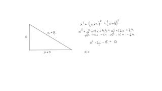 Matematik 2b Pythagoras sats [upl. by Nicholson]