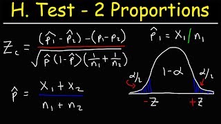 Hypothesis Testing With Two Proportions [upl. by Weil]