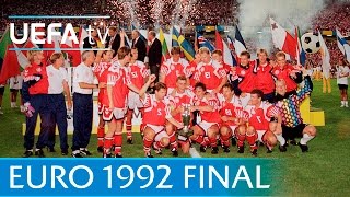 Denmark v Germany UEFA EURO 92 final highlights [upl. by Pippas]