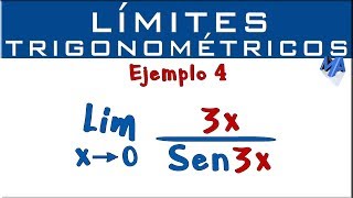 Límites Trigonométricos  Ejemplo 4 [upl. by Ahsot725]