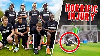 SIDEMEN 6ASIDE FOOTBALL HORRIFIC INJURY [upl. by Pollock]