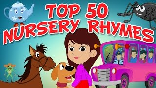 Top 50 Hit Songs  Collection Of Animated Nursery Rhymes For Kids [upl. by Ezequiel87]