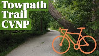 Biking 20 miles on the Towpath Trail through Cuyahoga Valley National Park [upl. by Ydollem823]