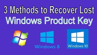 3 Methods to Recover your Windows 10 Product Key [upl. by Maharva]