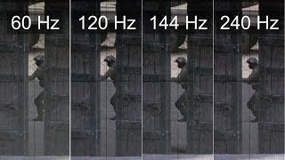 Slow motion 240Hz vs 144Hz vs 120Hz vs 60Hz  CSGO [upl. by Laeynad]