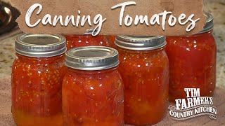 CANNING TOMATOES  HowTo Can WholeHalvedQuartered Tomatoes [upl. by Jareb459]