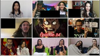 Eren Transformation AOT season 1 episode 24 reaction mashup [upl. by Shimkus]