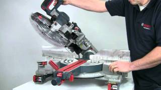 Bosch GCM12GDL Glide mitre saw [upl. by Yelsiap475]