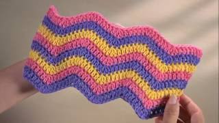 Crochet Facile  22 Chevrons [upl. by Yam117]