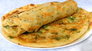 Crispy egg paratha recipe  Homemade restaurantstyle flaky layered egg paratha roll  Anda paratha [upl. by Parcel482]