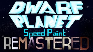 Solar System Speed Paint Dwarf Planets with KRITA [upl. by Flavia140]