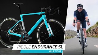 Ribble Endurance SL Caliper  Carbon Road Bike  Bike Tour  Ribble Cycles [upl. by Rosemare]