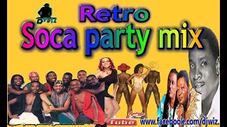 Old school soca party mixDj Wiz Mighty Sparrow Calypso RoseXtatik Alison Hinds Machel Montano [upl. by Inahs]