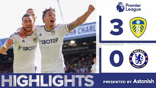 HIGHLIGHTS LEEDS UNITED 30 CHELSEA  PREMIER LEAGUE [upl. by Htessil]