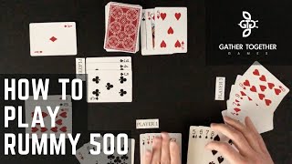 How To Play Rummy 500 [upl. by Kenison]