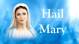 🙏 Hail Mary Prayer With Lyrics 🙏 [upl. by Artcele188]