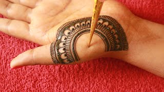 Latest Simple Mehndi Design for Front HandRakhiEid 2020 Mehndi DesignsSemi Bridal Mehndi Design [upl. by Aminta]