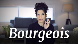 How to pronounce Bourgeois broken down and explained  American English [upl. by Idolah]