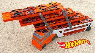 Hot Wheels Mega Hauler Transport Vehicle [upl. by Edialeda377]