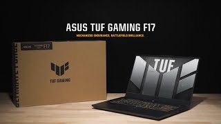 Unboxing the ASUS TUF Gaming F17  2023 [upl. by Enialehs]