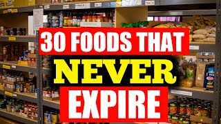 30 Foods To STOCKPILE That NEVER EXPIRE [upl. by Hawkins]