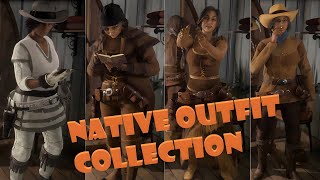 Red Dead Online  Native Female Outfit Collection [upl. by Shue]