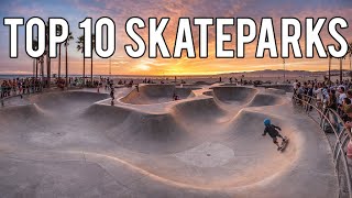 Most FAMOUS Skateparks In The US California New York Florida [upl. by Orteip]