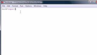 Python Programming Tutorial  8  Raw Input [upl. by Saxet]