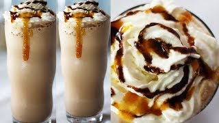 Starbucks Style Frappaccino  Easy Homemade Chilled Coffee Beverage  Summer Special [upl. by Meehsar]