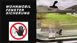 Fenstersicherung Wohnmobil  Einbruchschutz Wohnmobil [upl. by Elmore]