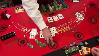 WINNING IN LAS VEGAS 1000 BuyIn Double Deck Blackjack From the Plaza Hotel amp Casino Episode 2 [upl. by Collen]