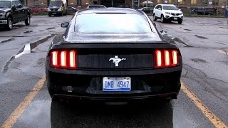 20162017 Ford Mustang 37L V6 300 HP Test Drive [upl. by Kciregor]