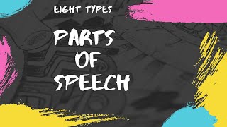 Eight Types of Parts of Speech  Examples  Exercise [upl. by Slocum]